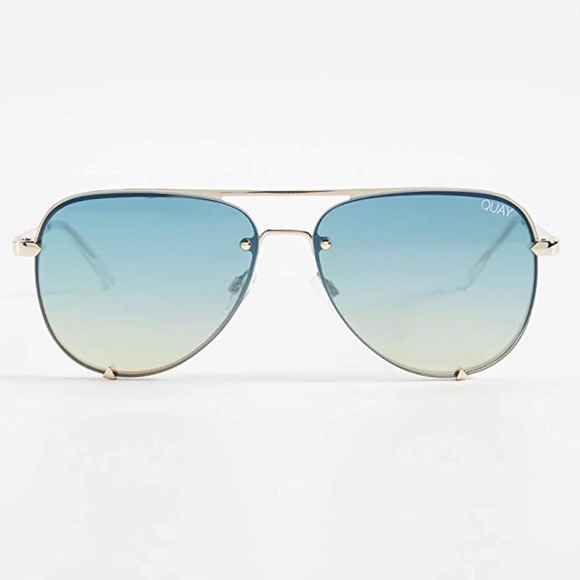 Quay Australia High Key Mini Rimless Sunglasses - Picture 4 of 9